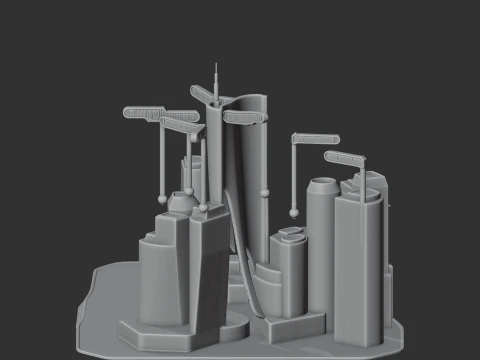 Signature Tower Bangkok 3D Model