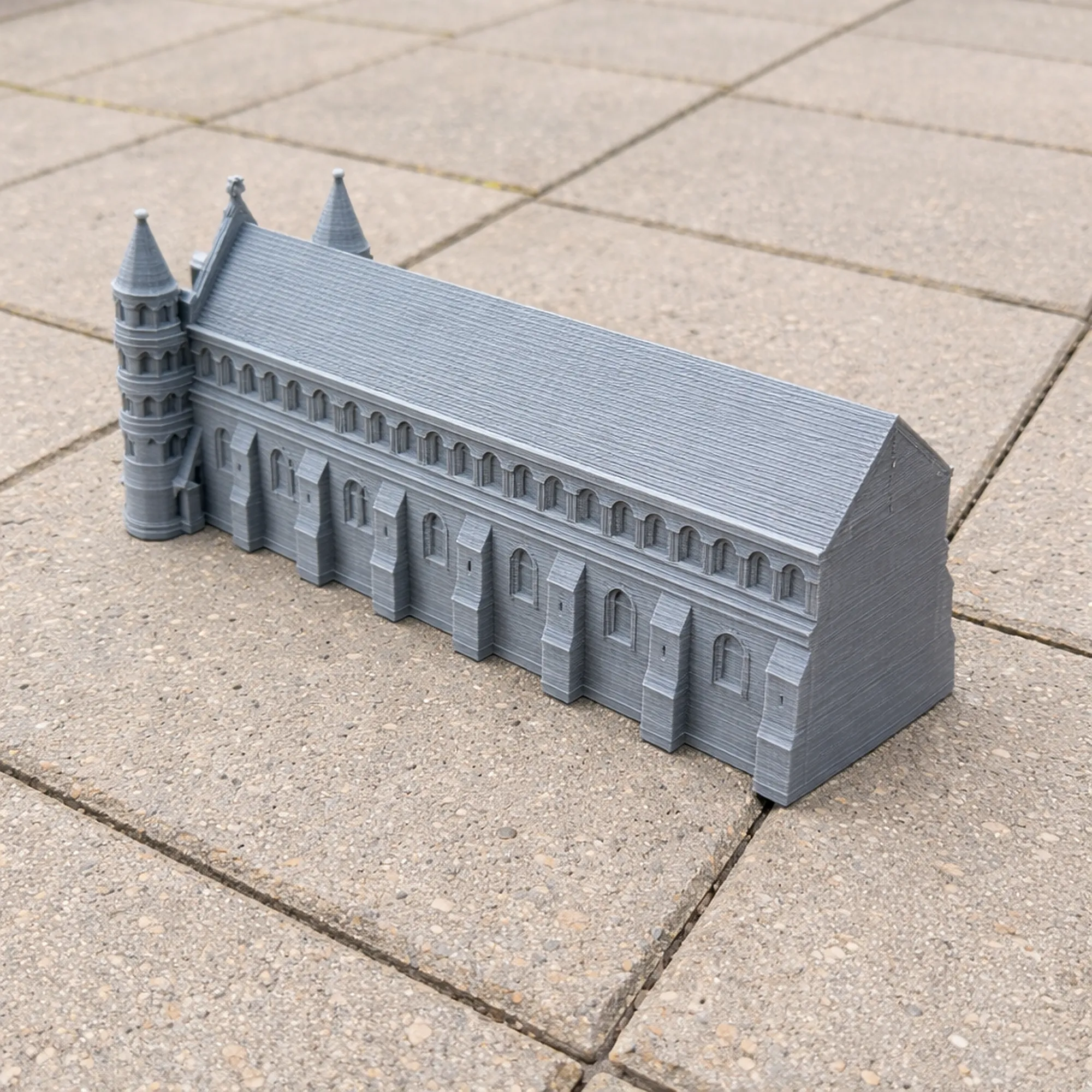 St Albans Cathedral 3D Model .c4d .max .obj .3ds .fbx .stl .blend 