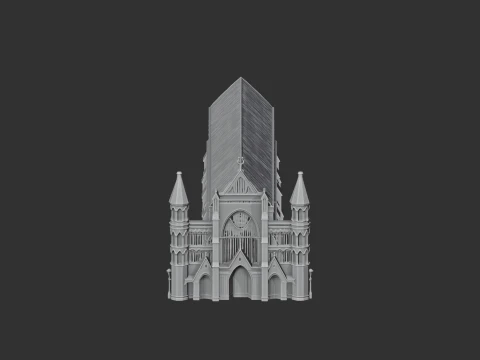 St Albans Cathedral 3D Model