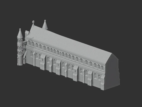 St Albans Cathedral 3D Model