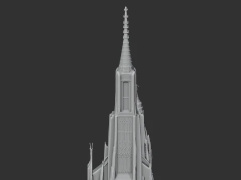 Ulm Minster 3D Model