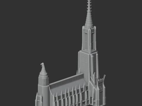Ulm Minster 3D Model