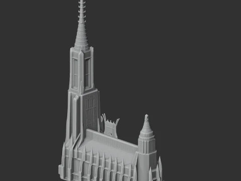 Ulm Minster 3D Model