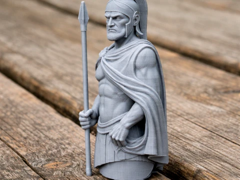 Agesilaus II Spartan Warrior 3D Model