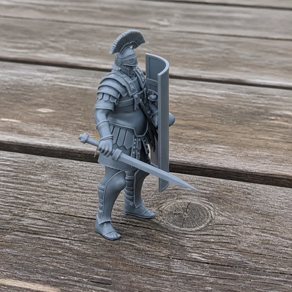 Agrippa Roman Legionary 3D Model .c4d .max .obj .3ds .fbx .stl .blend