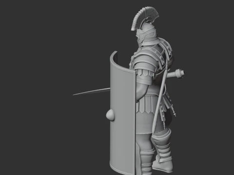 Agrippa Roman Legionary 3D Model