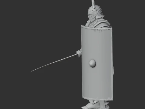 Agrippa Roman Legionary 3D Model