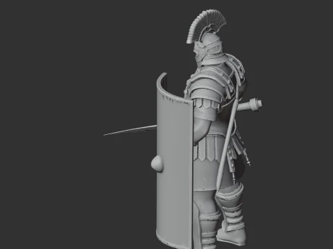 Agrippa Roman Legionary 3D Model