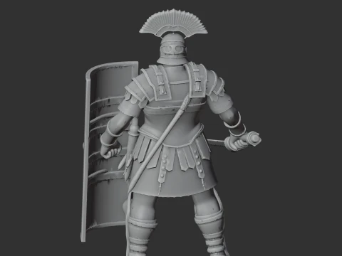 Agrippa Roman Legionary 3D Model