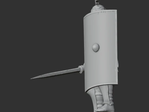 Agrippa Roman Legionary 3D Model