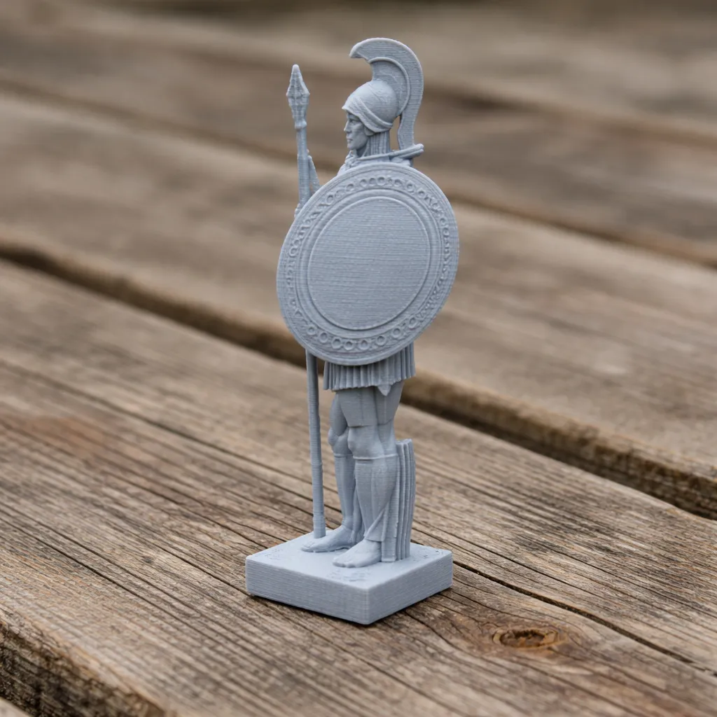 Ajax the Great Ancient Warrior 3D Model .c4d .max .obj .3ds .fbx .stl .blend 