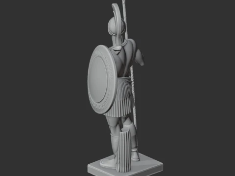 Ajax the Great Ancient Warrior 3D Model