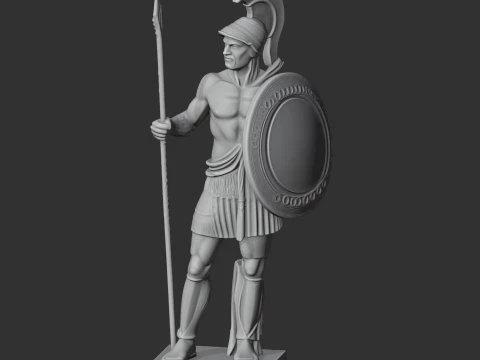 Ajax the Great Ancient Warrior 3D Model