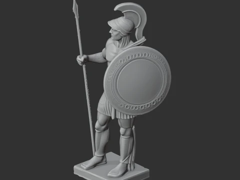 Ajax the Great Ancient Warrior 3D Model