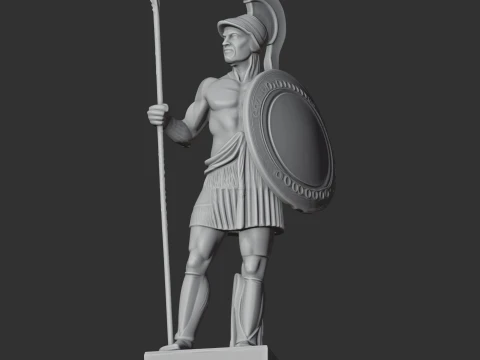 Ajax the Great Ancient Warrior 3D Model