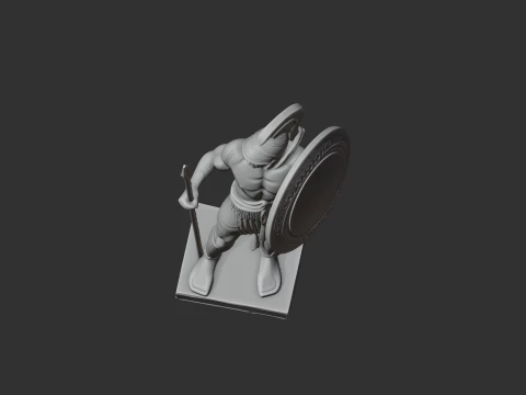 Ajax the Great Ancient Warrior 3D Model