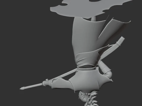 Akechi Mitsuhide Samurai 3D Model