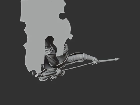 Akechi Mitsuhide Samurai 3D Model