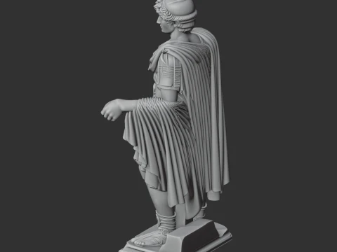 Alexander the Great Ancient Warrior 3D Model
