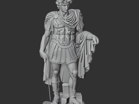 Alexander the Great Ancient Warrior 3D Model