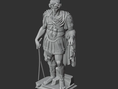 Alexander the Great Ancient Warrior 3D Model