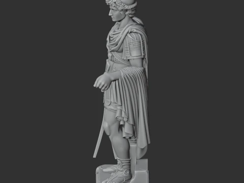 Alexander the Great Ancient Warrior 3D Model