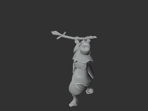 Araki Murashige Samurai Classic 3D Model