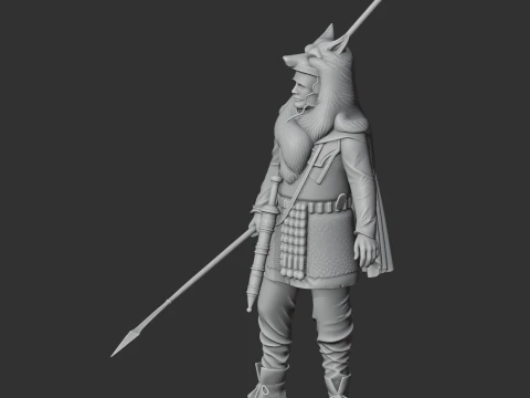 Arminius Ancient Warrior 3D Model