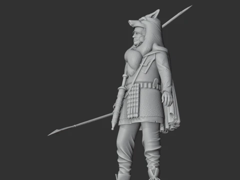 Arminius Ancient Warrior 3D Model