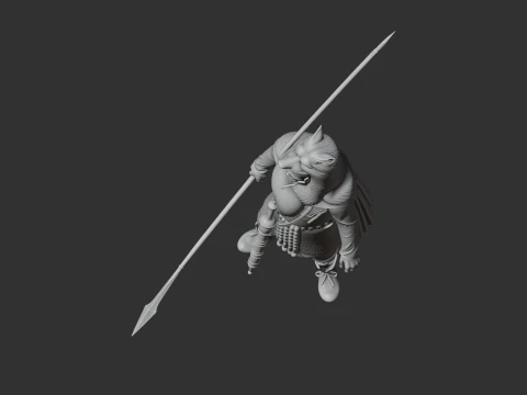 Arminius Ancient Warrior 3D Model