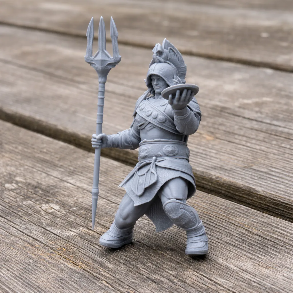 Gladiador de Asteropaios Modelo 3D .c4d .max .obj .3ds .fbx .stl .blend 