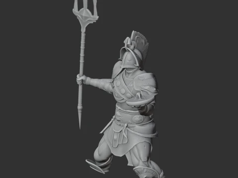 Gladiador de Asteropaios Modelo 3D
