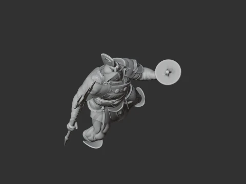 Gladiador de Asteropaios Modelo 3D
