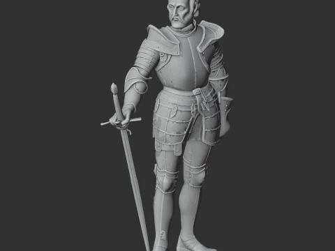 Bayard Knight 3D Model