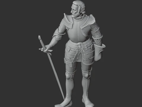 Bayard Knight 3D Model