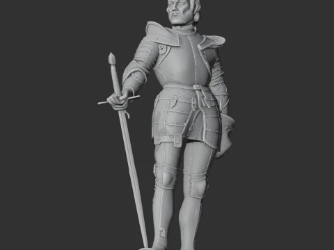 Bayard Knight 3D Model