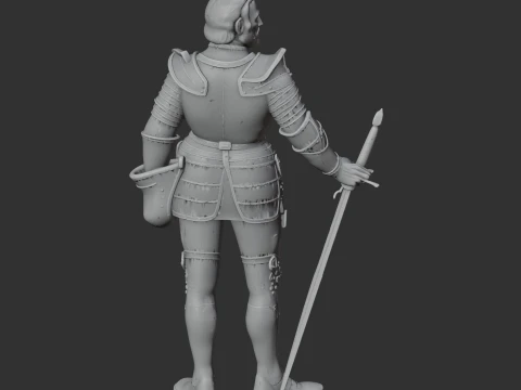 Bayard Knight 3D Model