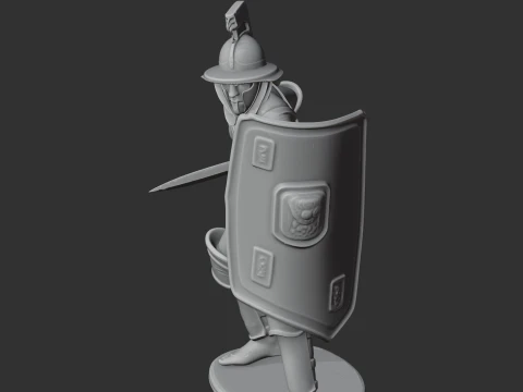 Bestiarius Nero Gladiator 3D Model