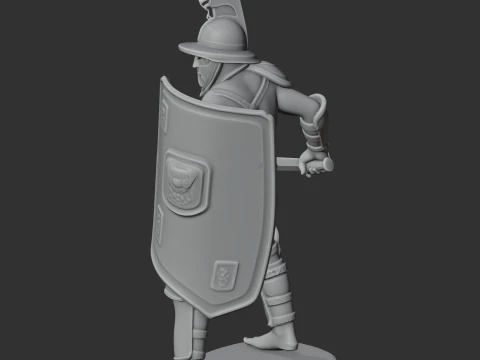 Bestiarius Nero Gladiator 3D Model