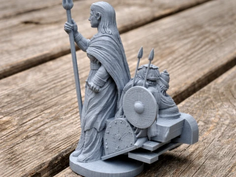 布迪卡古代武士 3D 模型