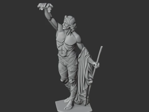 Brennus Ancient Warrior 3D Model