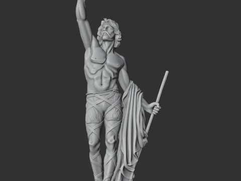 Brennus Ancient Warrior 3D Model