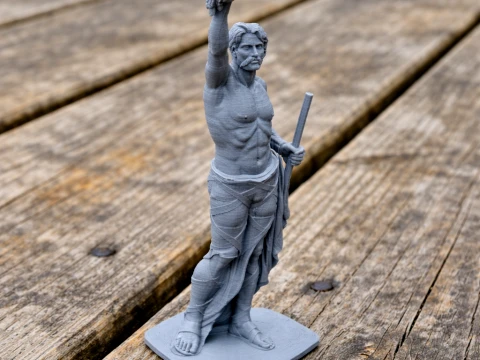 Brennus Gaul Ancient Warrior 3D Model