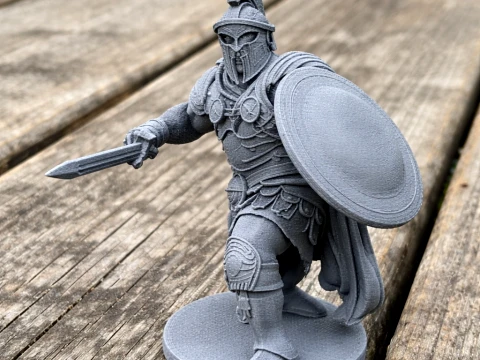 Champion of Pompeii Gladiator 3D Model