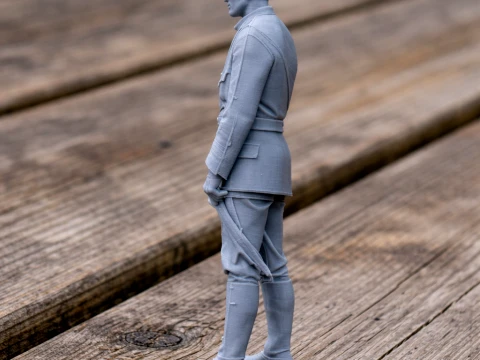 戴高乐二战士兵 3D 模型