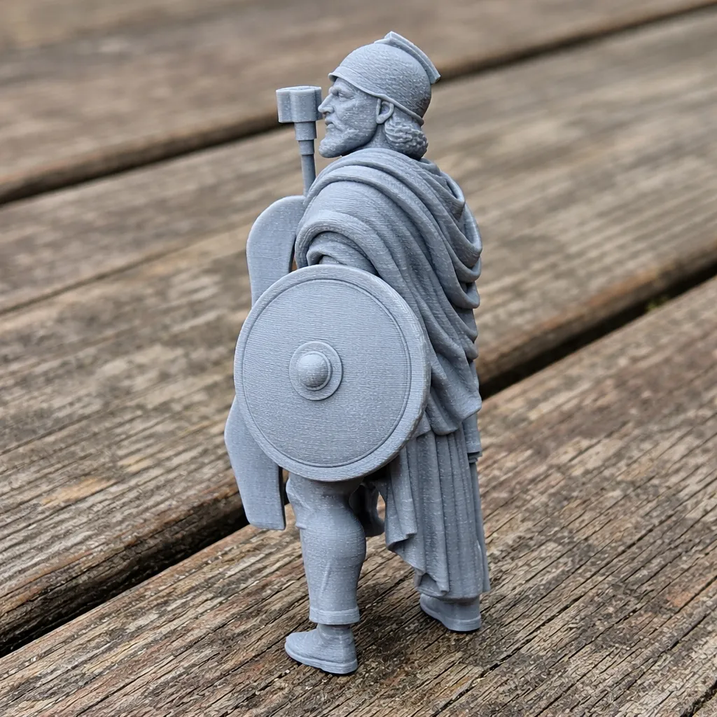 Cimon Ancient Warrior 3D Model .c4d .max .obj .3ds .fbx .stl .blend 