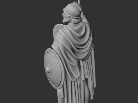 Cimon Ancient Warrior 3D Model