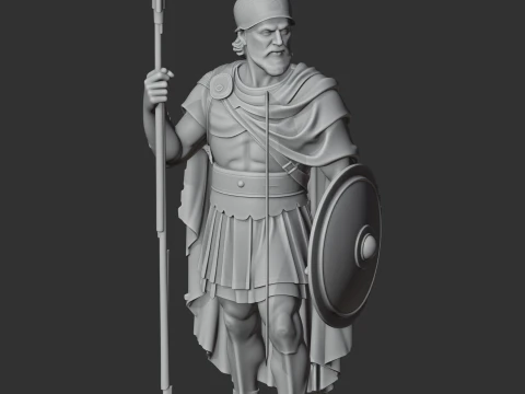 Cimon Ancient Warrior 3D Model