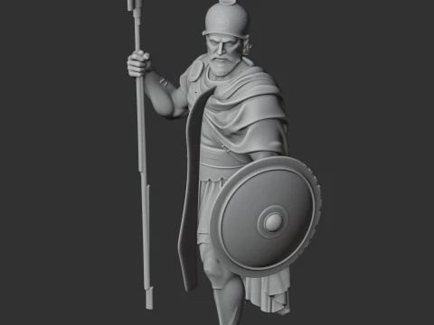 Cimon Ancient Warrior 3D Model