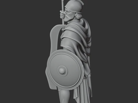Cimon Ancient Warrior 3D Model